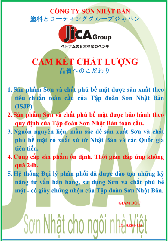 Japan Group cam kết chất lượng 2015